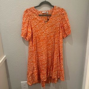 Aware by Vero Moda Orange Sundress